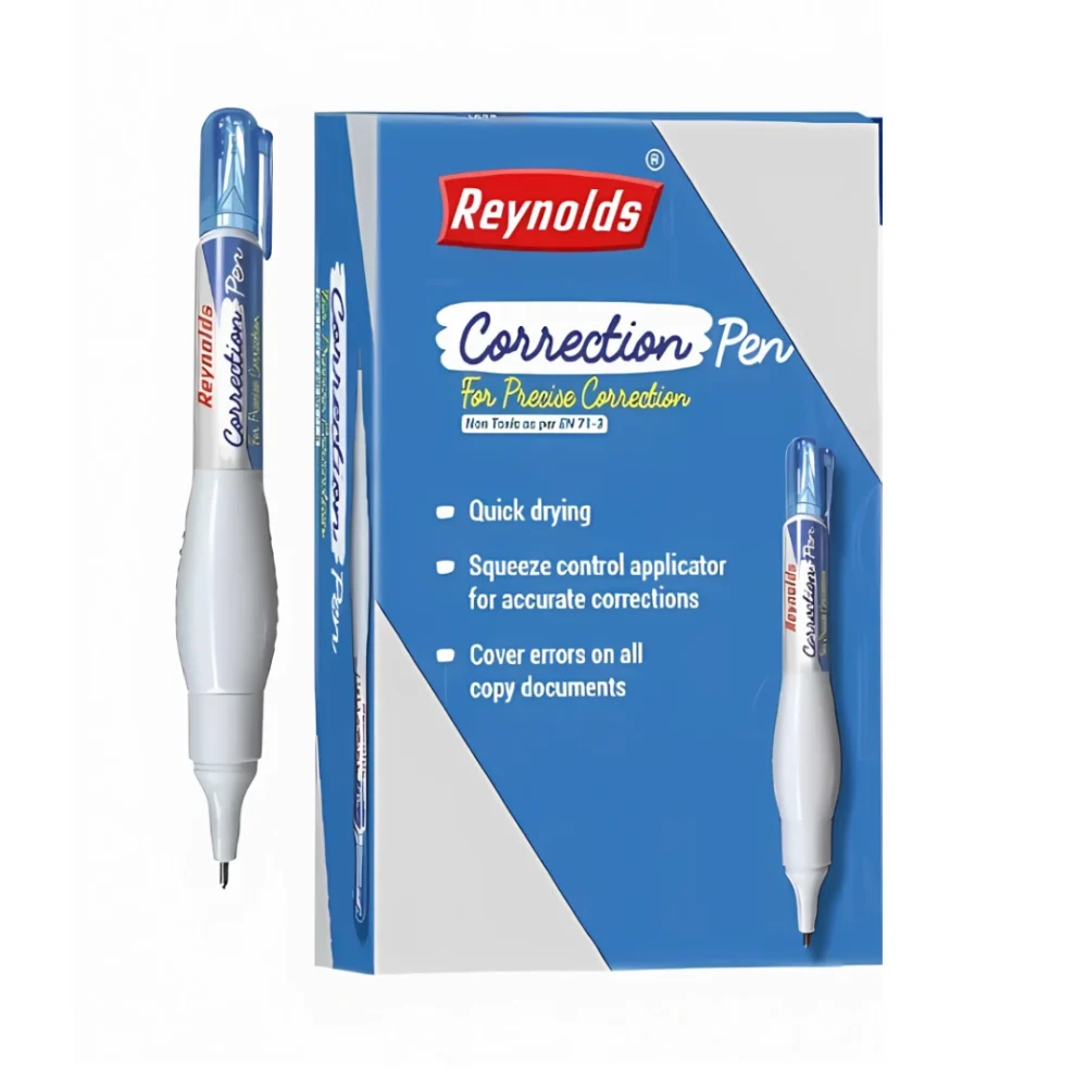 REYNOLDS Correction Pen (10 ct Box) – Precise and Reliable Correction Solution