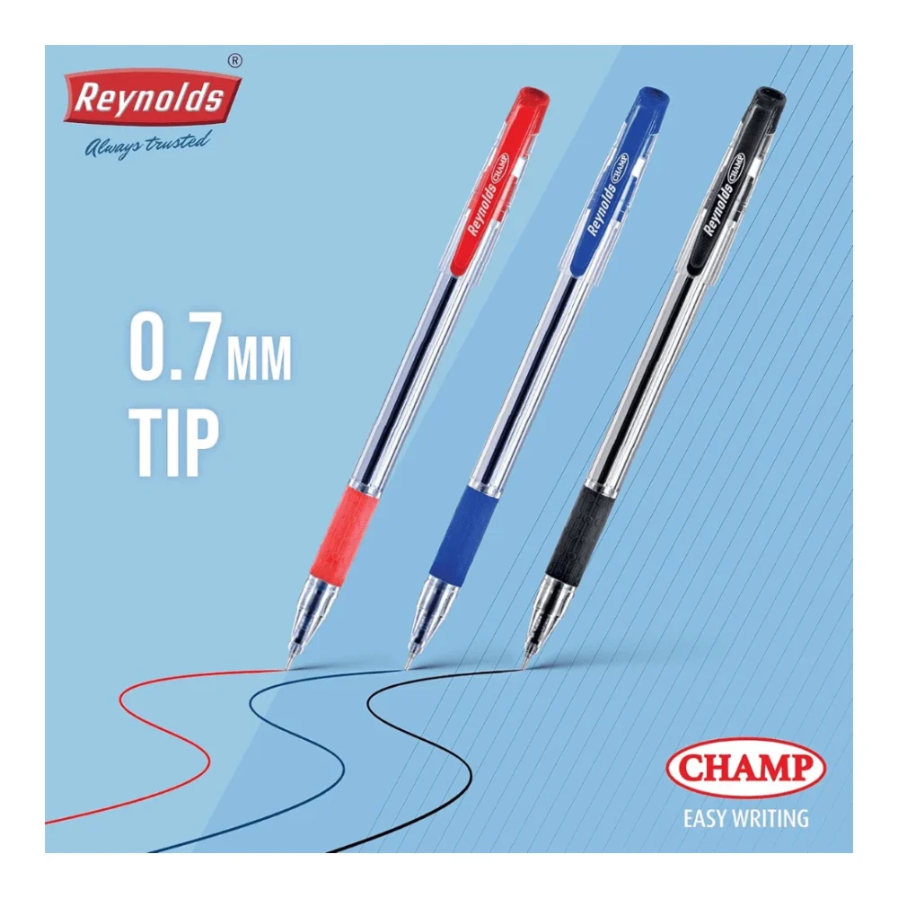 Reynolds Champ 20 Ball Pens – Smooth & Long-Lasting Writing Experience - Image 7