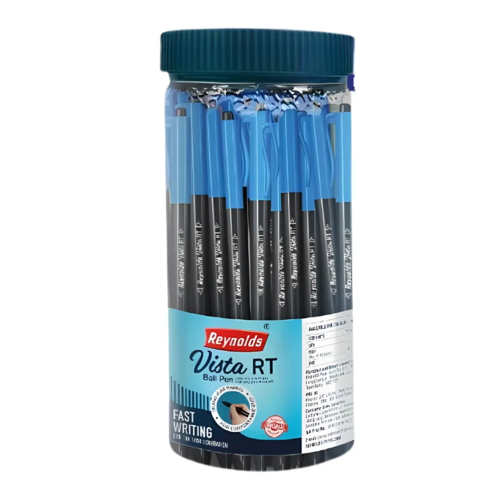 Reynolds Vista RT 25 CT Jar – Smooth Writing Ball Pens | Bulk Pack