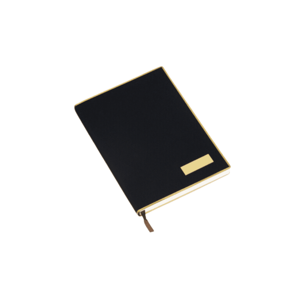 Premium Black Leather Diary – Elegant Corporate Gift & Business Planner