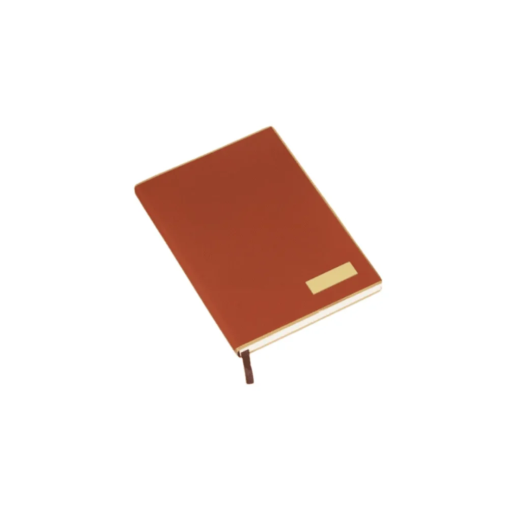 Elegant Brown Leather Diary – Perfect Corporate Gift & Business Planner