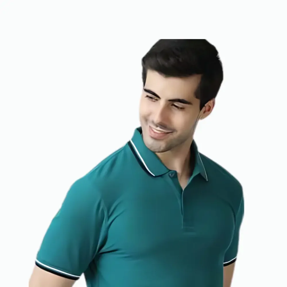 M&S Polo T-shirts | Aqua Blue |