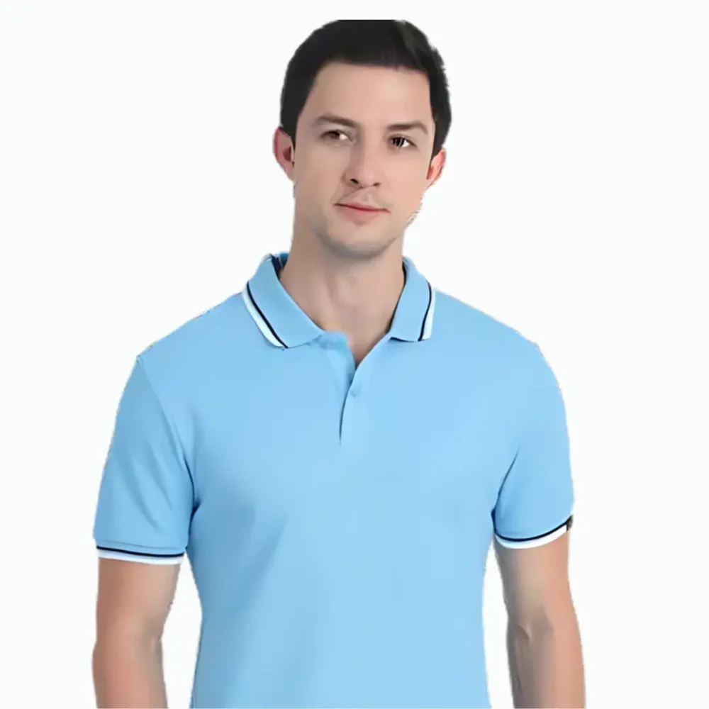 M&S Polo T-shirts | Aqua Blue |