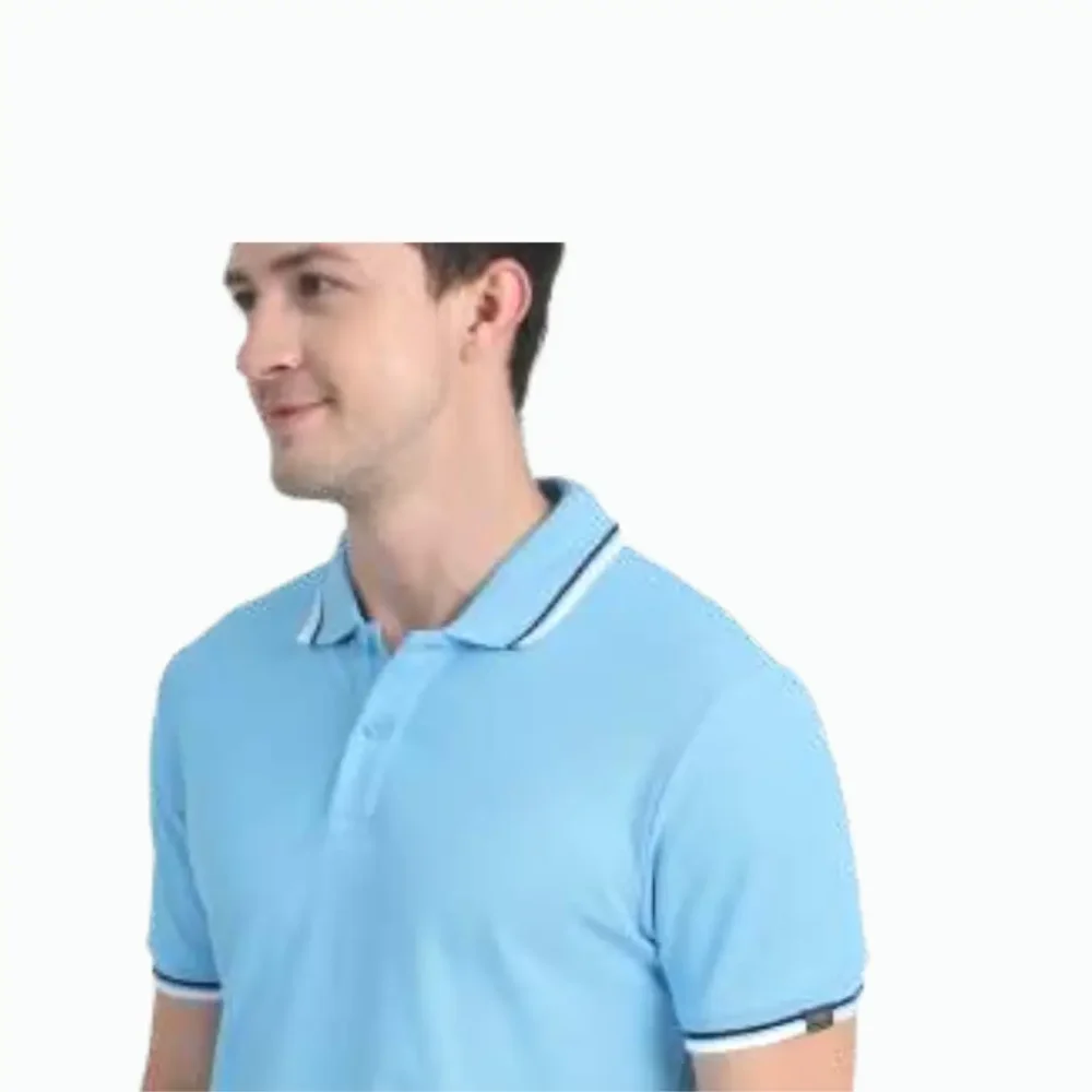 M&S Polo T-shirts | Aqua Blue |
