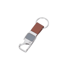Stylish Tan Key Chain – Customizable and Functional Corporate Gift