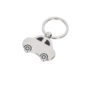 Car Shaped Key Chain – White, Stylish Corporate Gift for Professionals