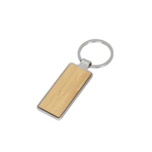 Buy Bamboo Metal Key Chain – Durable and Stylish for Gifting