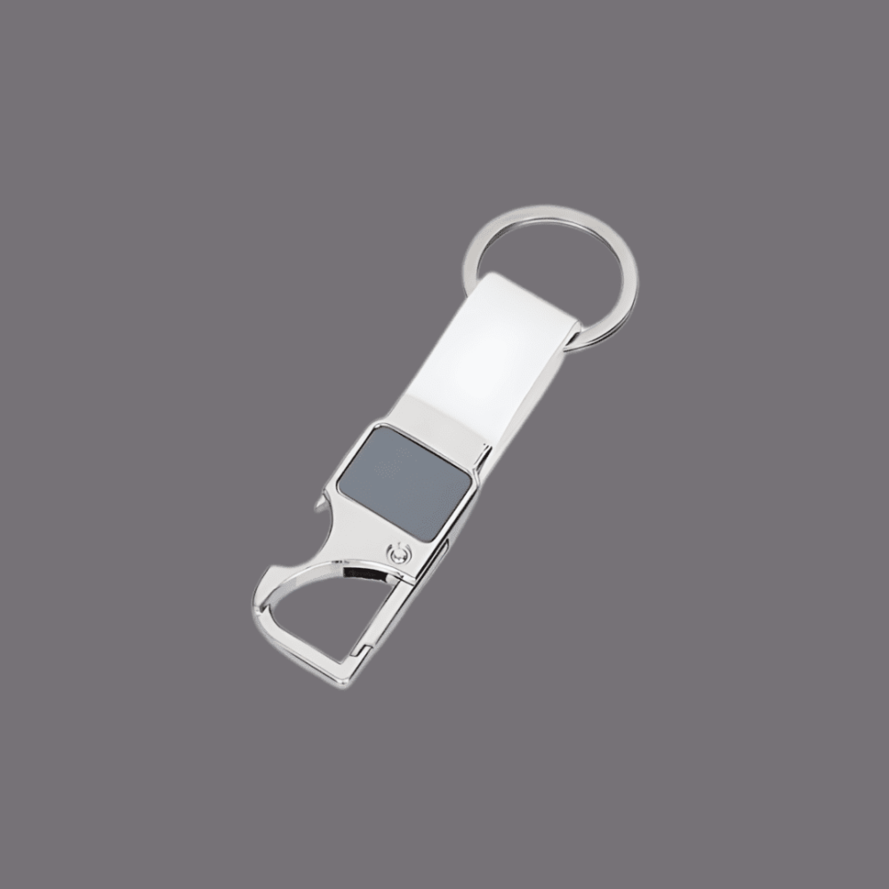 Buy White Key Chain – Sleek and Sophisticated Corporate Gifting