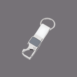 Buy White Key Chain – Sleek and Sophisticated Corporate Gifting