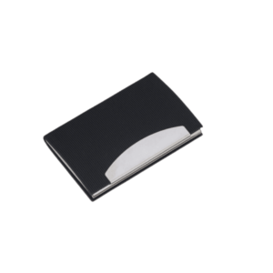 Sleek Black Card Holder – Durable and Professional Business Accessory