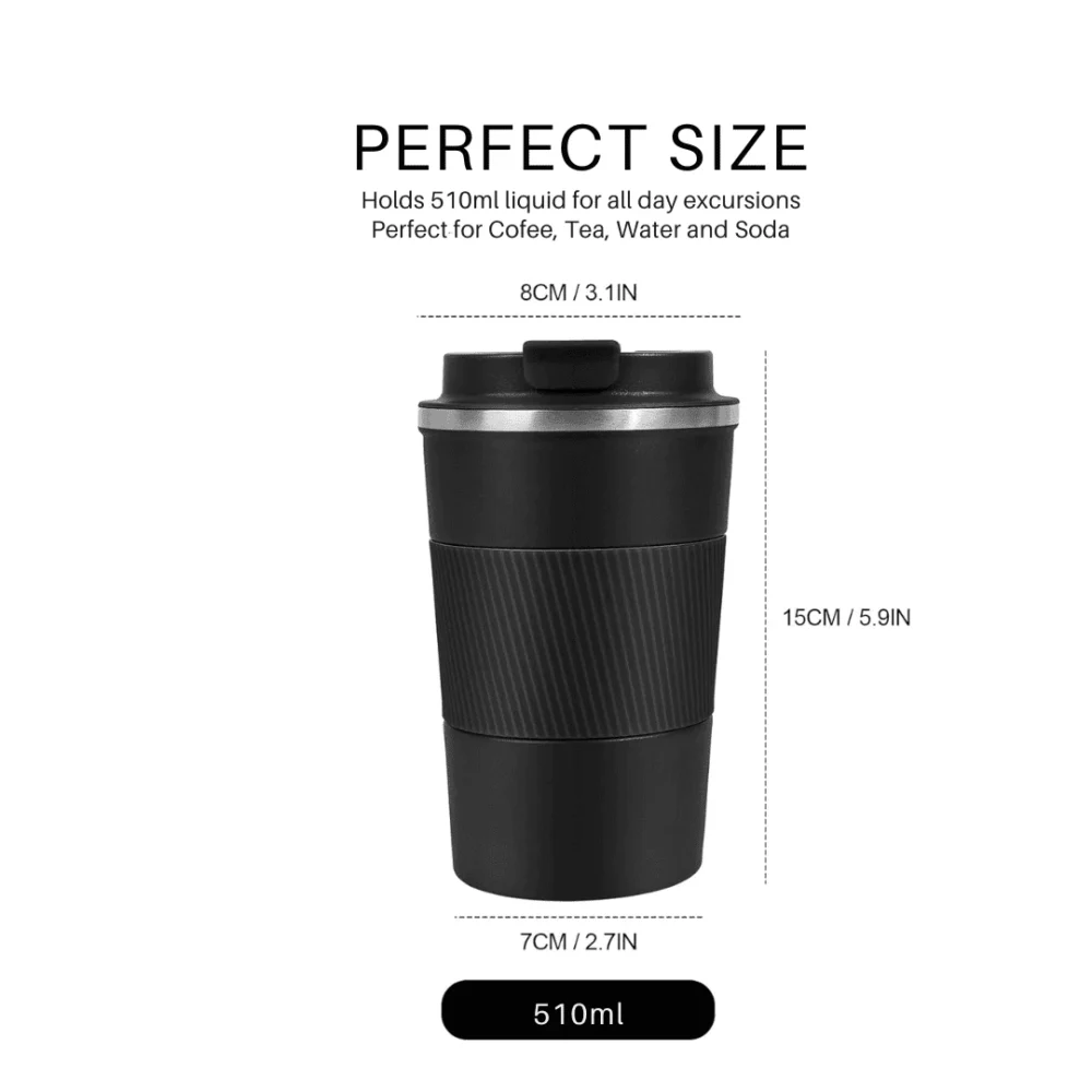 Buy 510ML Stainless Steel Tumbler in Tamil Nadu – Perfect for Hot & Cold Drinks - Image 3