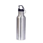 Personalized Stainless Steel Wide Mouth Water Bottle with Carabiner Clip – 1000ML