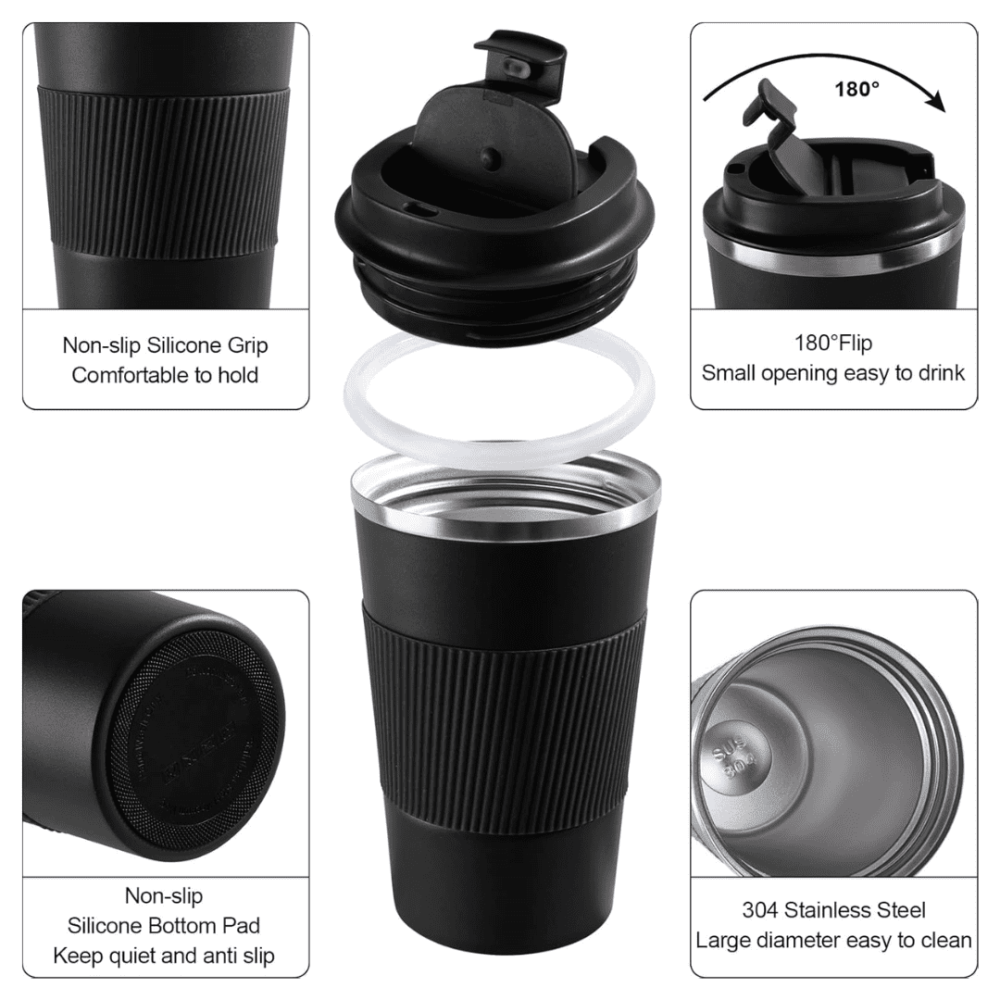 Buy 510ML Stainless Steel Tumbler in Tamil Nadu – Perfect for Hot & Cold Drinks - Image 2