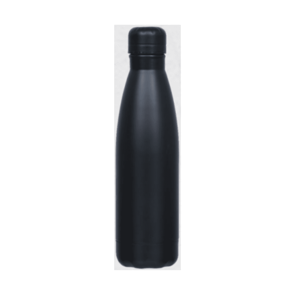 Elegant Black Stainless Steel Water Bottle – 500ML | Leakproof & Insulated, Leak Proof Lid