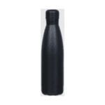 Elegant Black Stainless Steel Water Bottle – 500ML | Leakproof & Insulated, Leak Proof Lid