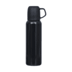Customized Black Insulated Water Bottle with Handle – a leakproof, BPA-free, stainless steel bottle(Black)