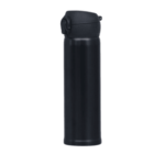 Insulated Stainless Steel Black Bottle - 450ml | Premium Hot & Cold Flask