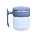Buy 300ML Steel Coffee Mug with Handle & Lid – Perfect for Travel & Office