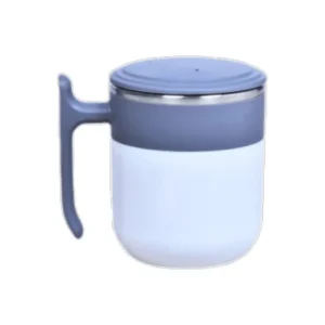 Buy 300ML Steel Coffee Mug with Handle & Lid – Perfect for Travel & Office