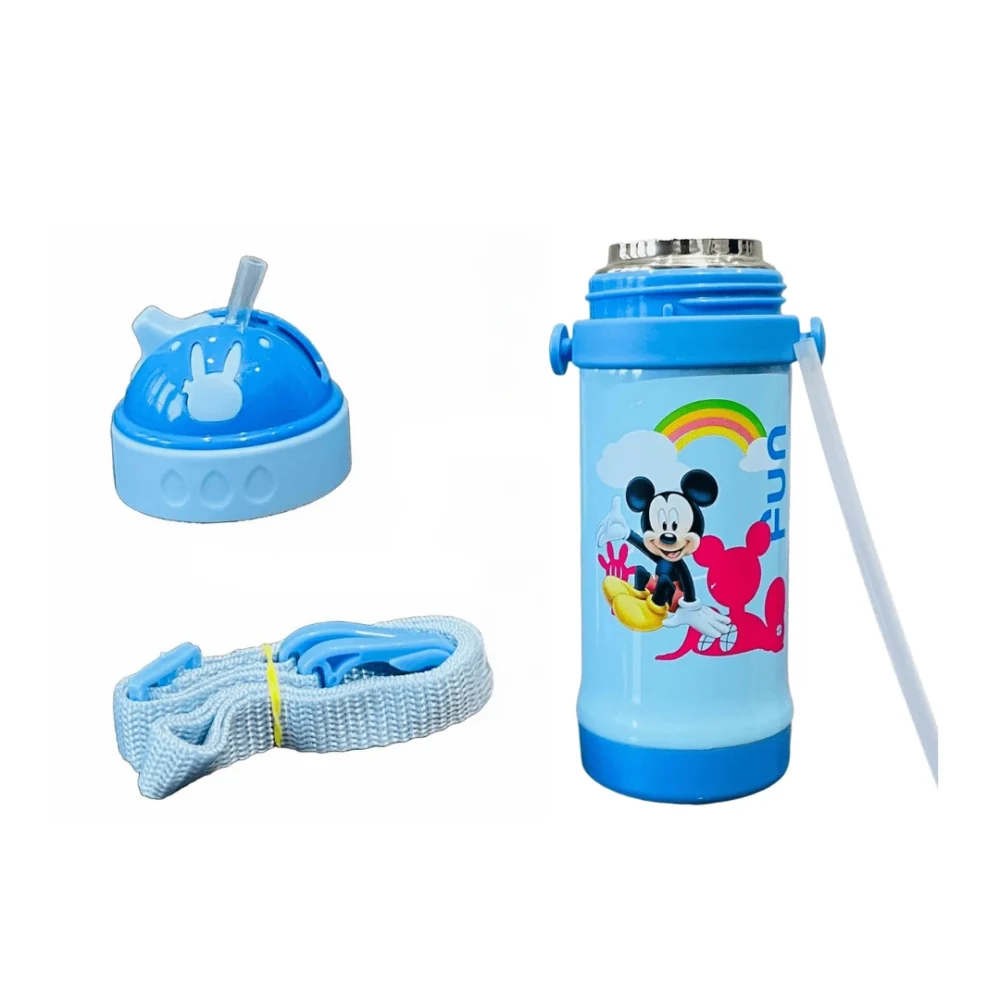 Kids Stainless Steel Water Bottle with Straw – Safe and Portable - Image 2
