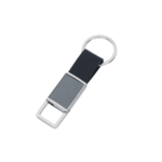 Sleek Metal Key Chain in Black – Perfect for Promotions