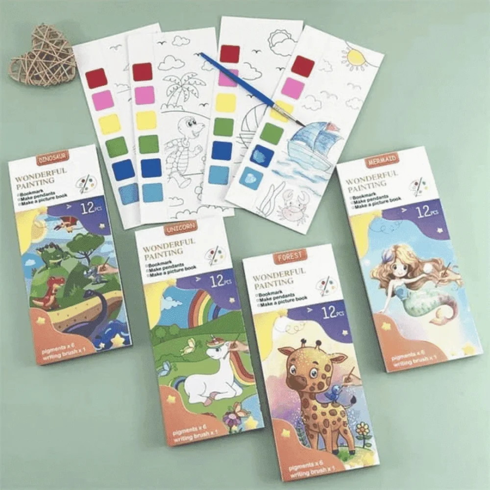 Pocket Magic Water Book – Mess-Free Coloring for Toddlers | Veeemart - Image 2