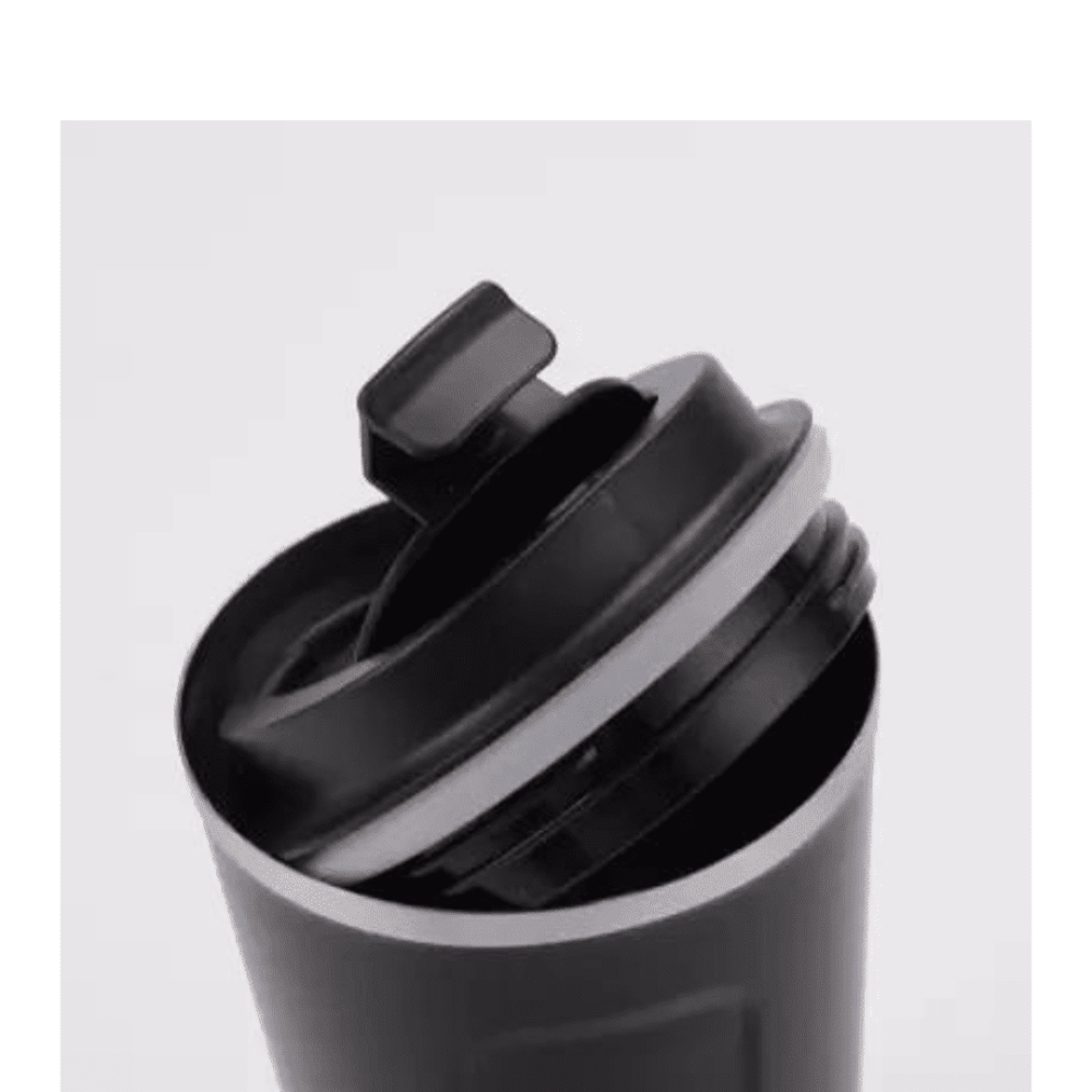 Customized 380ml Suction Travel Mug – Black, Durable, and Stylish - Image 3
