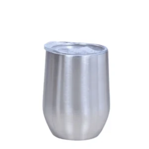 Buy Premium Stainless Steel Wine Glasses with Lid - 350ML for Modern LivingStainless Steel 350ML Wine Glasses with Lid – Spill-Proof and Stylish