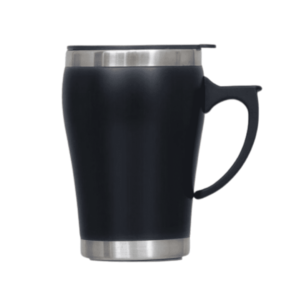 Buy Stylish Stainless Steel Coffee Mug with Black Matte Finish – 350ML