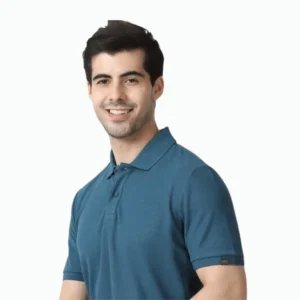 Buy Grey Blue Polo T-Shirts by M&S – Premium Quality and Comfort