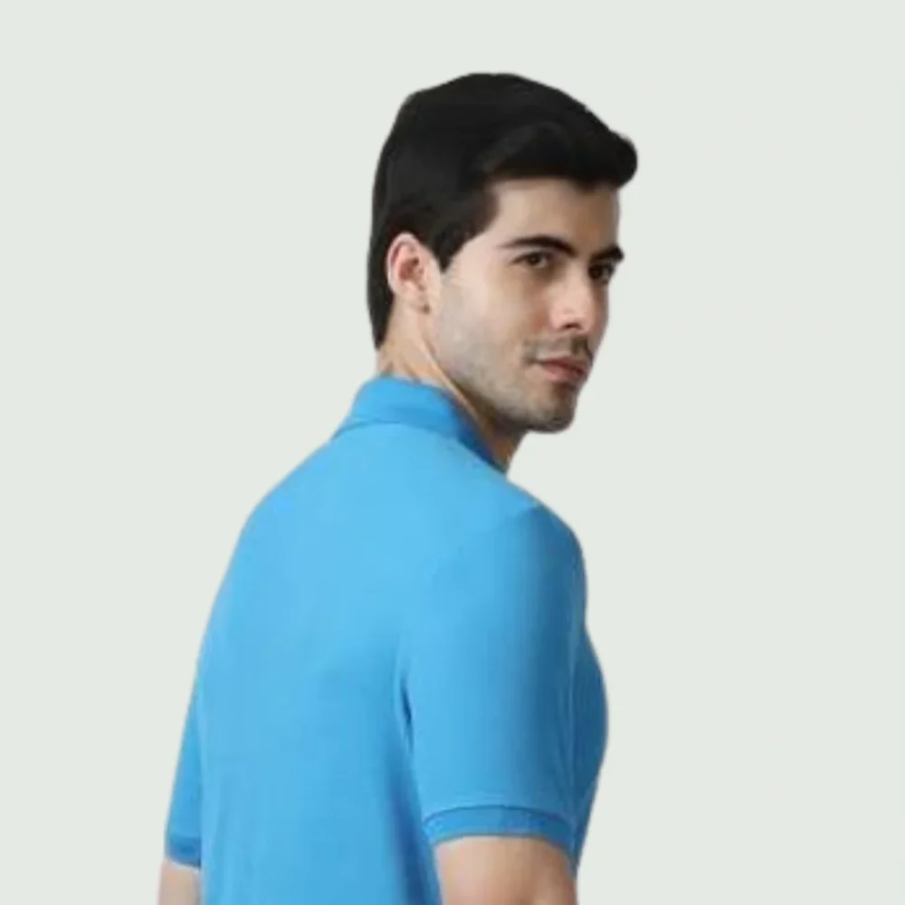 M&S Sea Blue Polo T-Shirts – Refreshing Style for Every Occasion - Image 3
