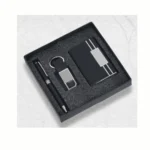 3-in-1 Premium Gift Set – Pen, Keychain & Card Holder | Corporate Gift (Black)