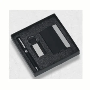 3-in-1 Premium Corporate Gift Set – Pen, Keychain & Card Holder | corporate gift with Attractive Gift Box