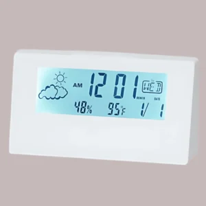 Battery-Operated Digital Desk Clock – Lightweight & Stylish Alarm Clock