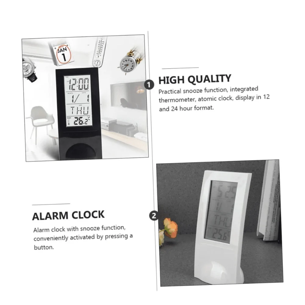 LCD Display Digital Alarm Clock – Smart, Compact & Stylish! - Image 3