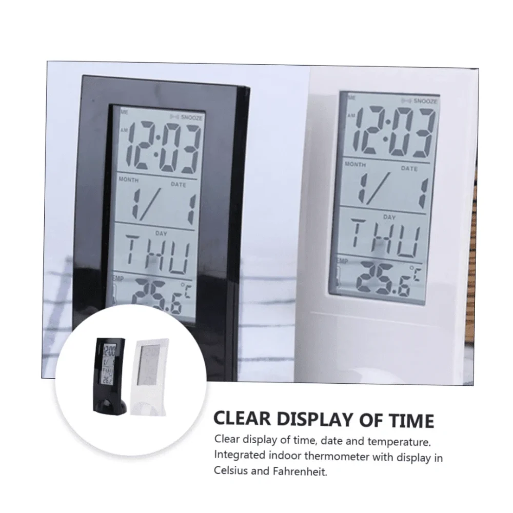 LCD Display Digital Alarm Clock – Smart, Compact & Stylish! - Image 2