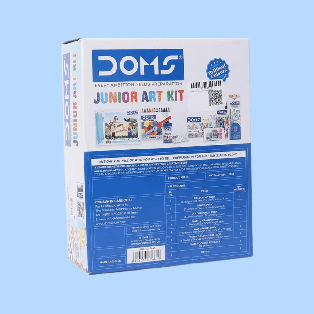 DOMS Junior Art Kit – Multicolor | Complete Kids’ Art Set for Creativity - Image 2