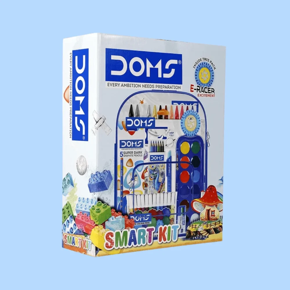 DOMS Smart Kit – Complete Stationery Set with Zipper Bag | Veeemart - Image 2