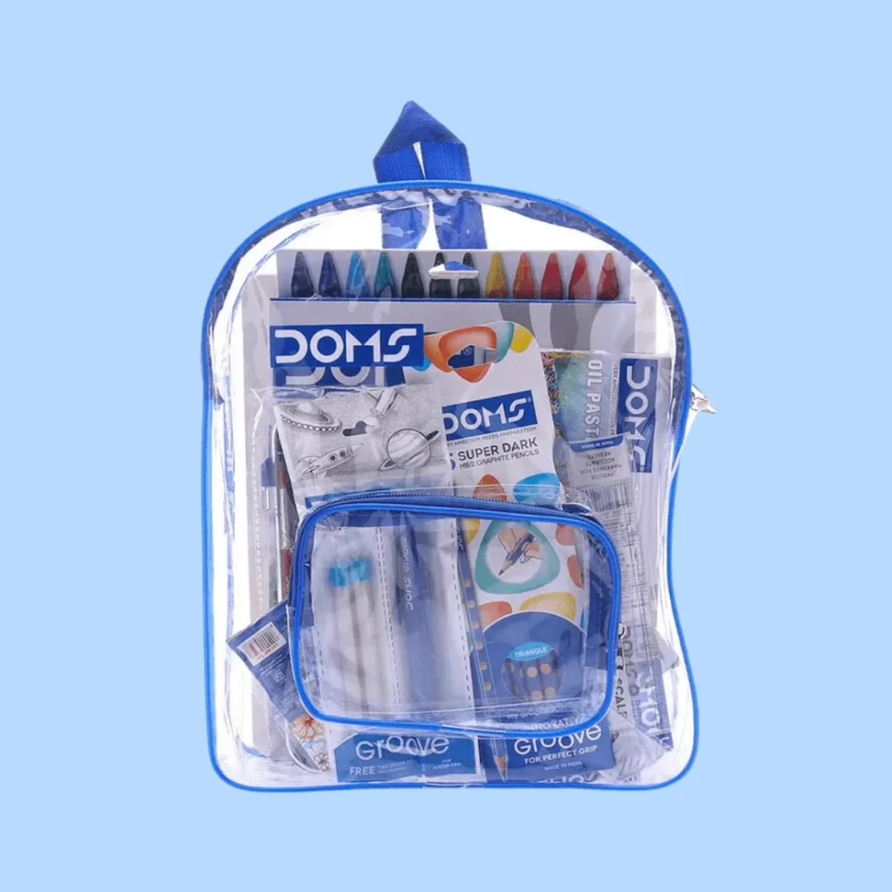 DOMS Smart Kit – Complete Stationery Set with Zipper Bag | Veeemart - Image 5