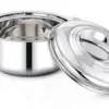 a group of pots and pans