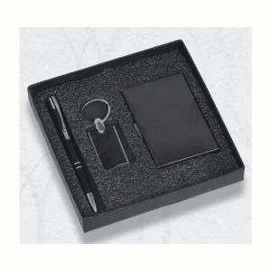 Premium 3-in-1 Gift Set – Elegant Pen, Keychain & Card Holder | Perfect Corporate Gift