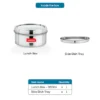 Round Lunch Box | Stainless Steel | Big