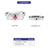 TV Lunch Box | Stainless Steel | Big