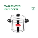 Stainless Steel Idly Cooker – 24 Idlies (6L) | Induction & Gas Compatible