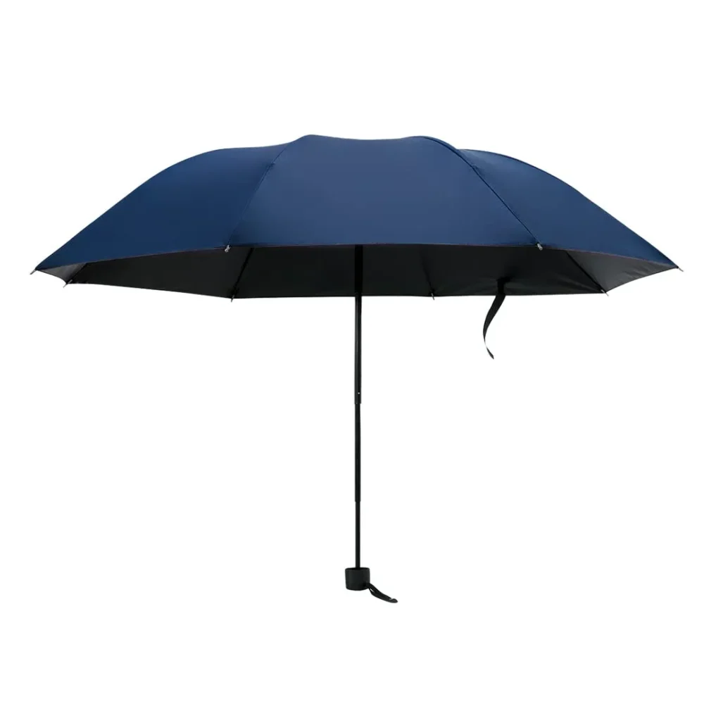 Veeemart 3 Fold Manual Umbrella | Windproof, Sunproof & Rainproof