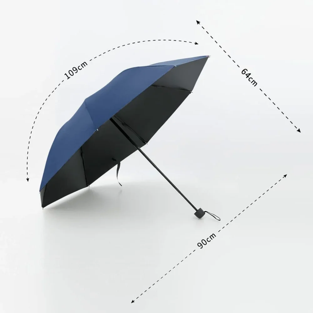 Veeemart 3 Fold Manual Umbrella | Windproof, Sunproof & Rainproof - Image 2